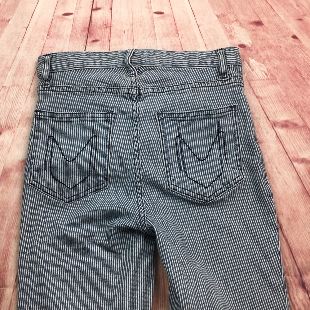 ☮️Show My Your MuMu Blue Striped Skinny Jean 24x26 - Picture 11 of 12